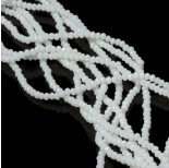 Zdjęcie - Kryształki oponki fasetowane white stone 2x3mm